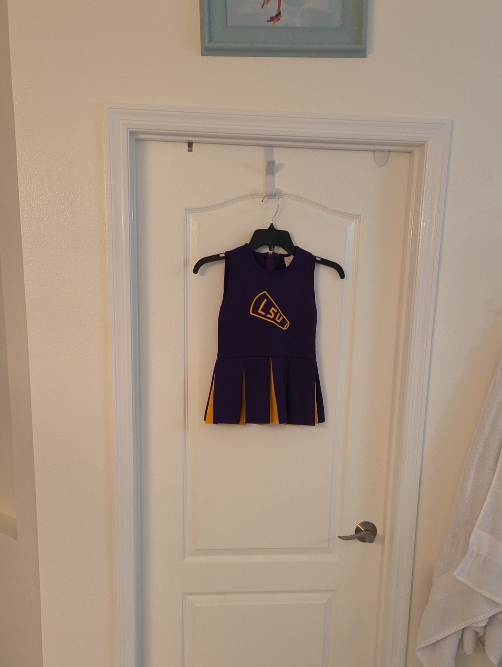 Childrens LSU cheerleader Outfit